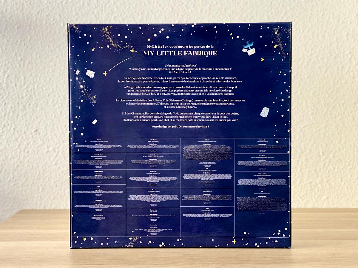Calendrier De L'avent 2024 My Little Box