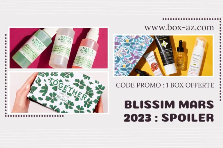 Blissim mars 2023 spoiler