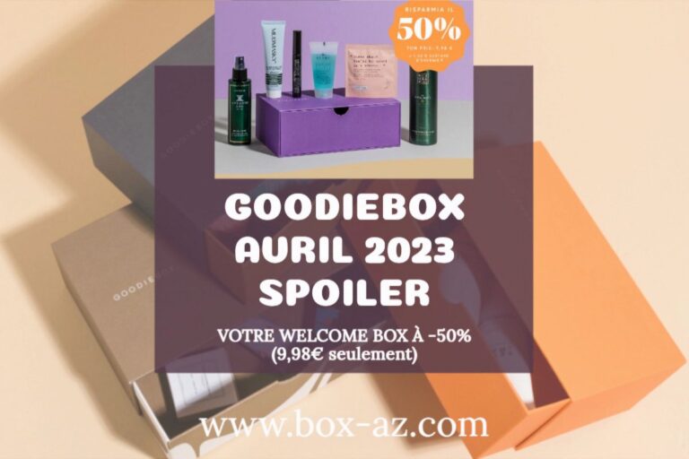 Lire la suite à propos de l’article Goodiebox Avril 2023 – Spoiler