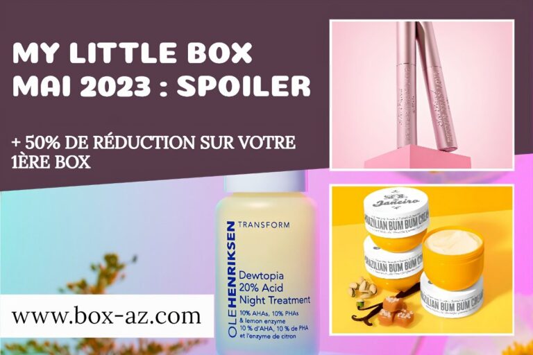 My little box mai 2023 spoiler