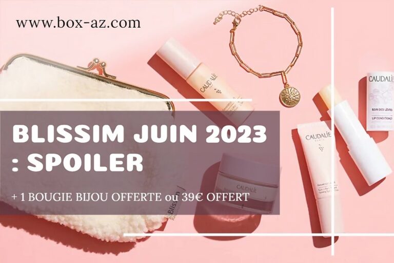 Blissim juin 2023 spoiler