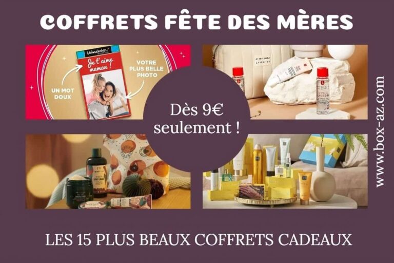 Coffrets cadeaux fête des mères