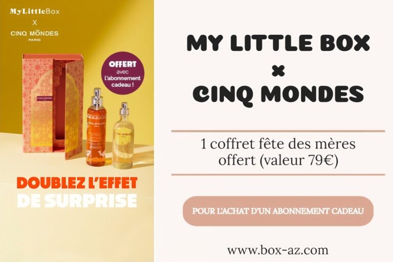 My little box fête des mères x cinq mondes