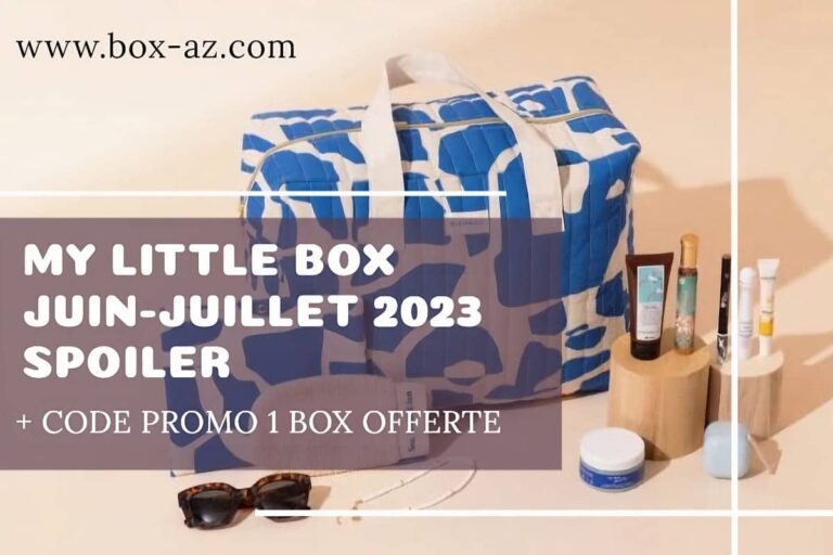My little box juin juillet 2023 spoiler