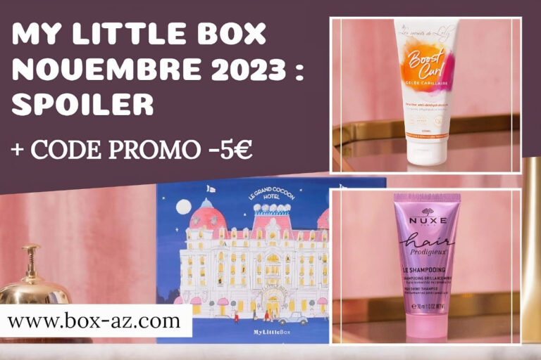 My little box novembre 2023 spoiler