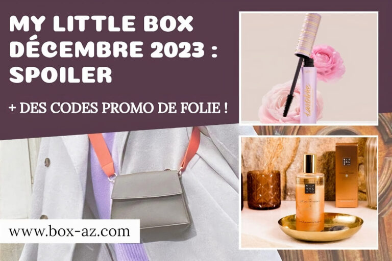 My little box décembre 2023 spoiler