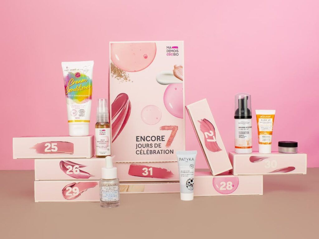 Le calendrier de l'après beauté bio, édition 2025 par Mademoiselle Bio.