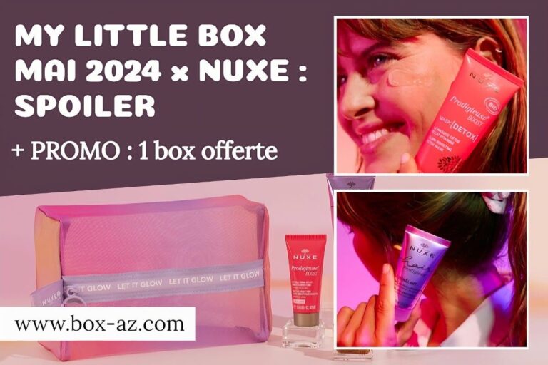 My little box mai 2024 nuxe spoiler