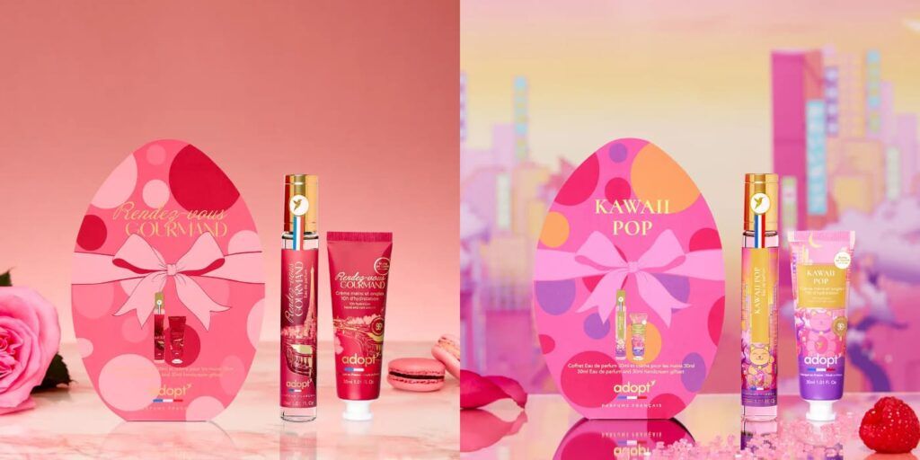 Œufs de Pâques beauté parfumés Adopt avec éditions Kawaii Pop et Rendez-vous Gourmand dans un univers coloré