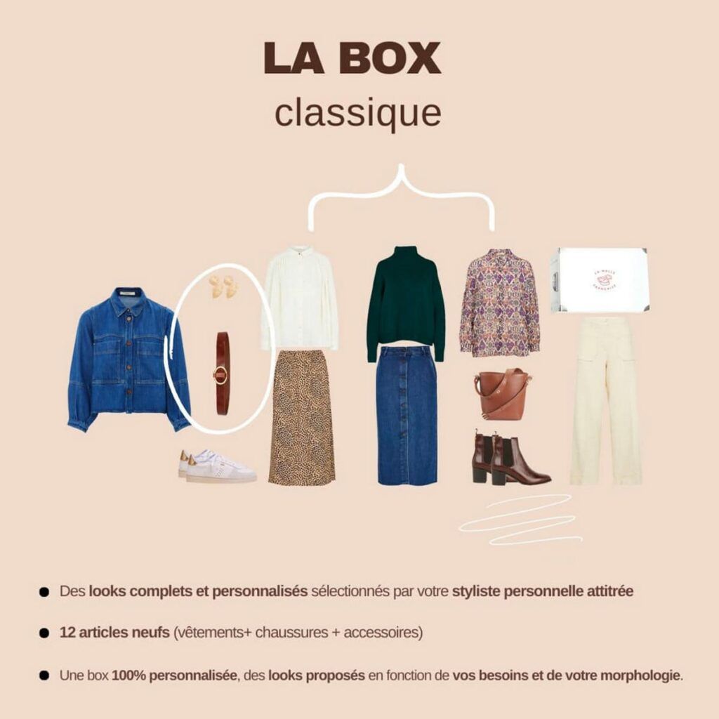 La box de vêtements classique de La malle française