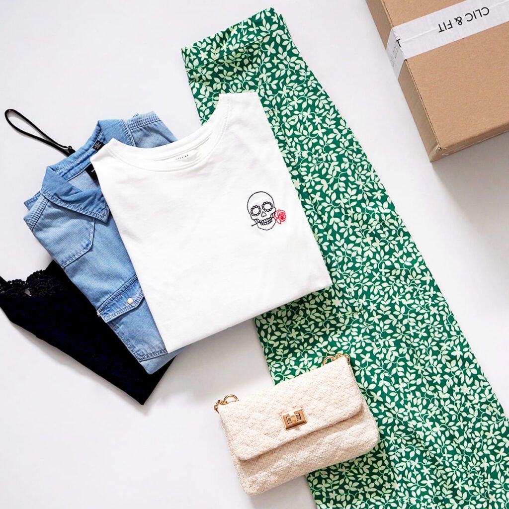 Exemple d'une box de vêtements