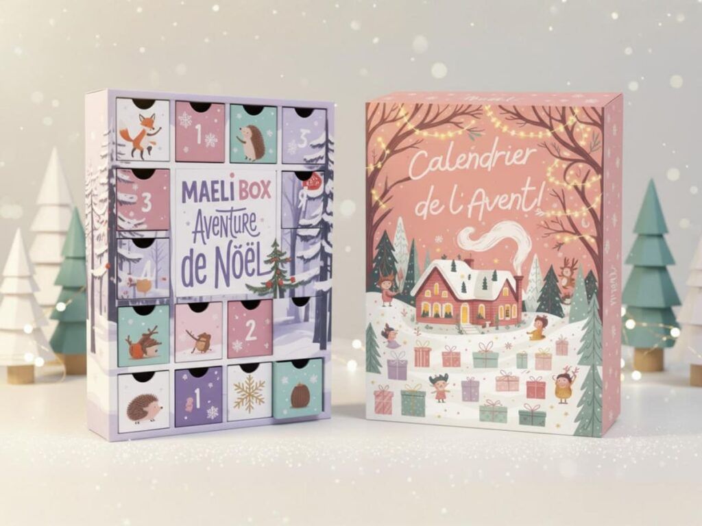 Calendrier de l'avent pour petite fille de Maeli Box