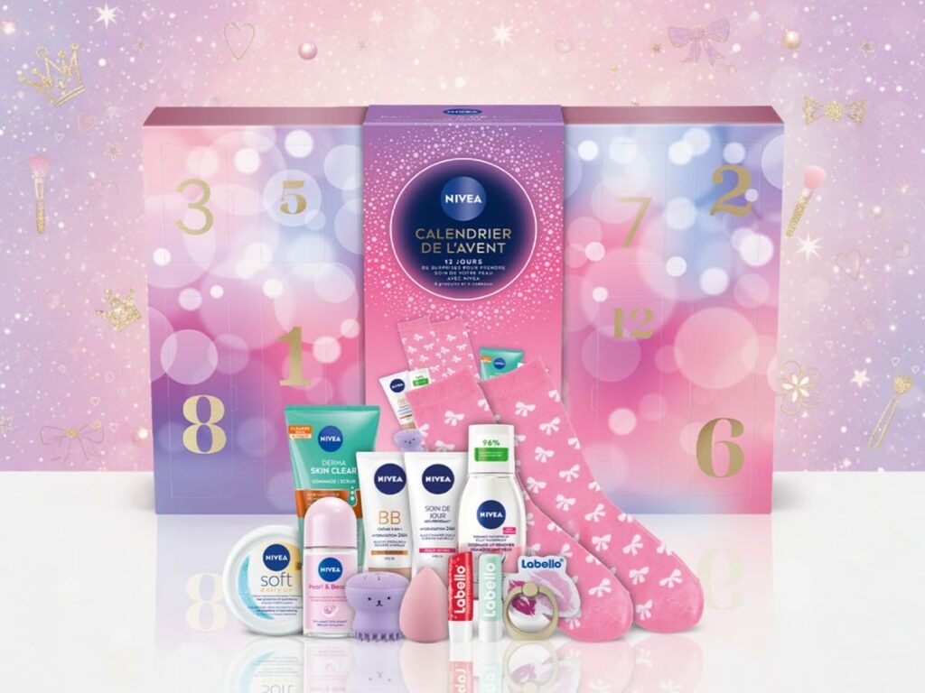 Le calendrier de l'avent jeunes éditions de Nivea