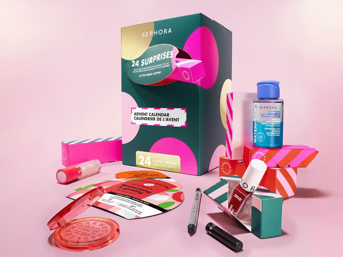 Le calendrier de l'avent beauté 2025 de Sephora Collection, en version classique