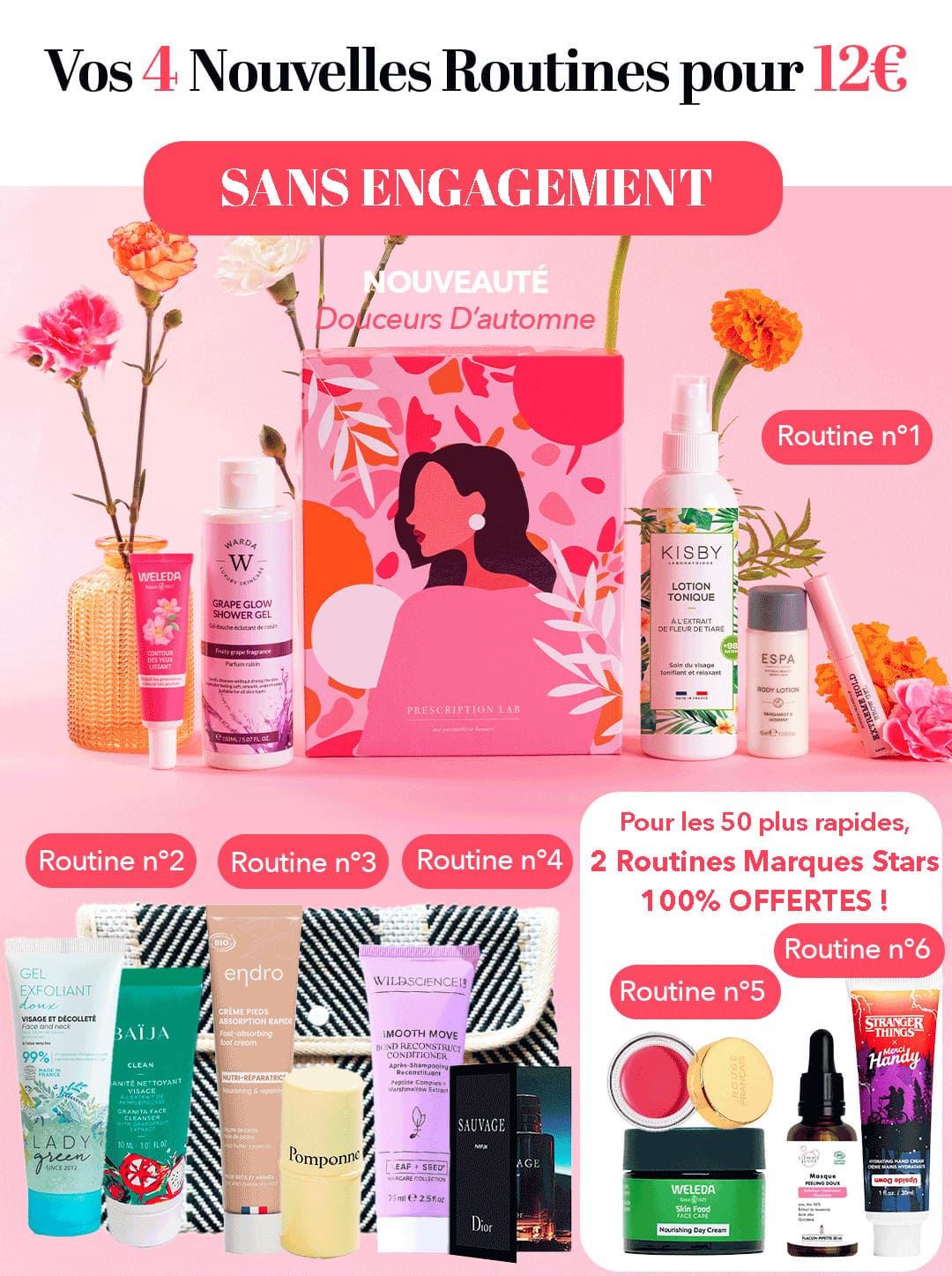 Les meilleures offres promotionnelles pour acheter la box Prescription Lab d'octobre à prix réduit et sans engagement.