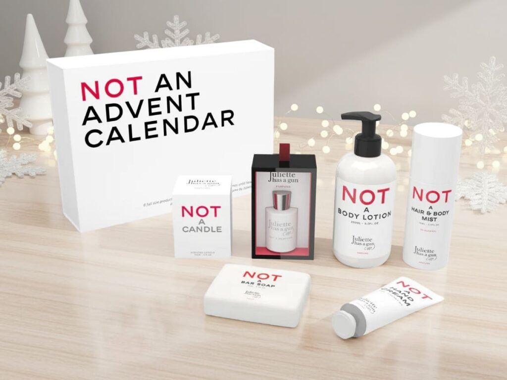 Le calendrier de l'après de la marque Juliette has a gun "Not An Advent Calendar".