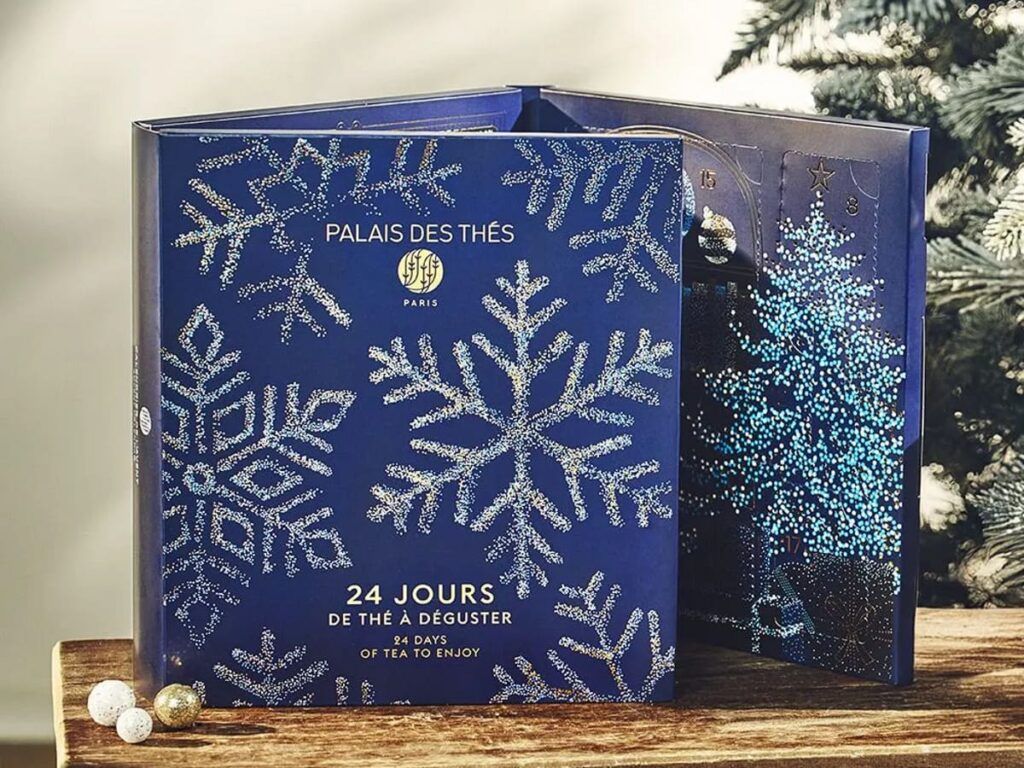 Calendrier De L'Avent Thés & Infusions Bio 2025 - 24 Sachets Mousselines - Coffret Cadeau Noël Pour Homme Et Femme - Saveurs Gourmandes Et Réconfortantes