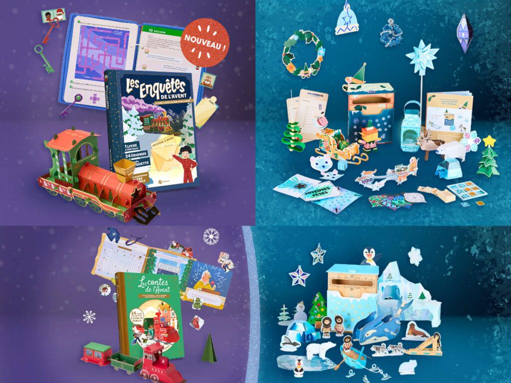 Pandacraft calendriers de l'avent 2025 créatif ou histoires à jouer.