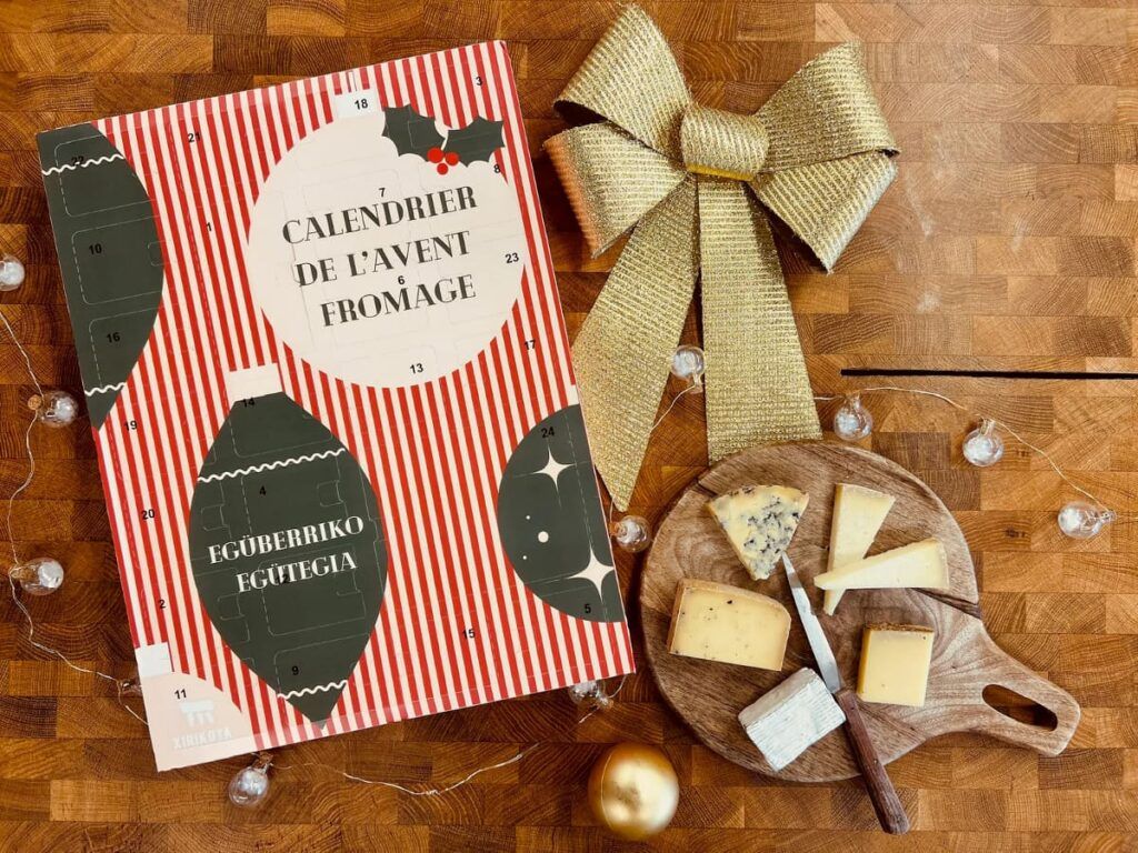 Xirikota calendrier de l avent fromagerie basque 2025.
