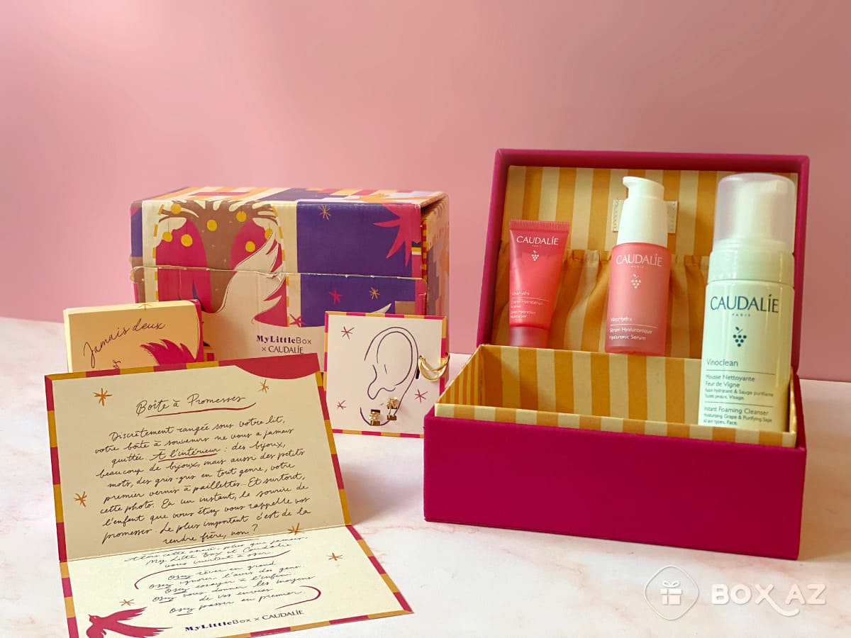 Contenu complet de la My Little Box Janvier 2026 x Caudalie présenté dans notre avis et test Box AZ