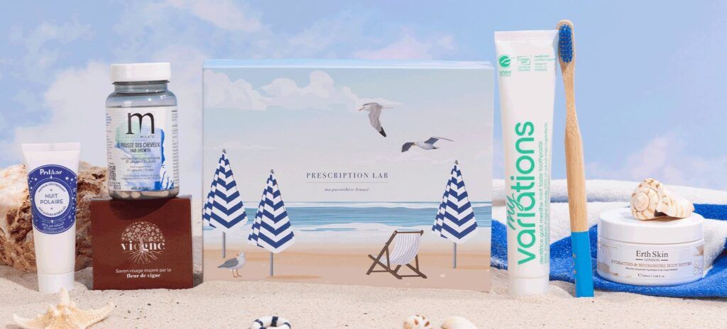Contenu complet de la Prescription Lab mars 2026 édition Week-end en Normandie avec soins visage, corps et cheveux