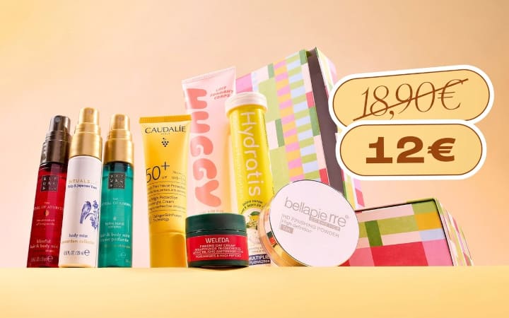 offre promotionnelle Blissim avec la box de mai à 12€ au lieu de 18,90€.