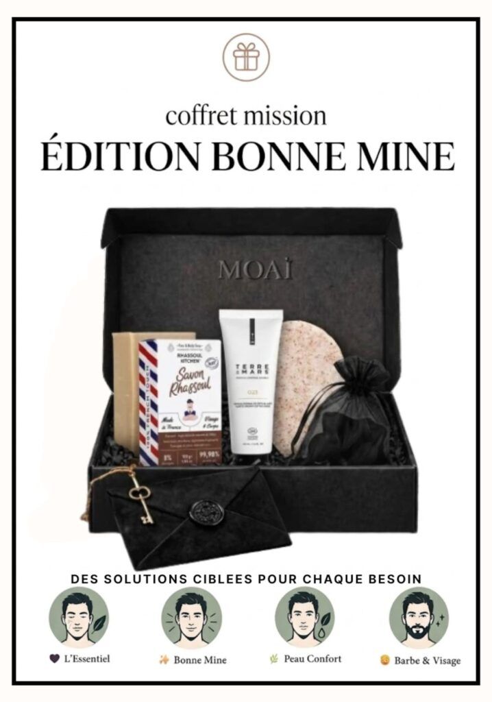 coffret Mission Bonne Mine avec soins visage