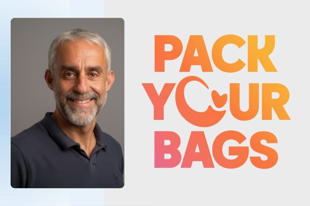 Portrait de Nicolas Goupil, fondateur de la marque Pack Your Bags spécialisée dans les voyages surprises par abonnement