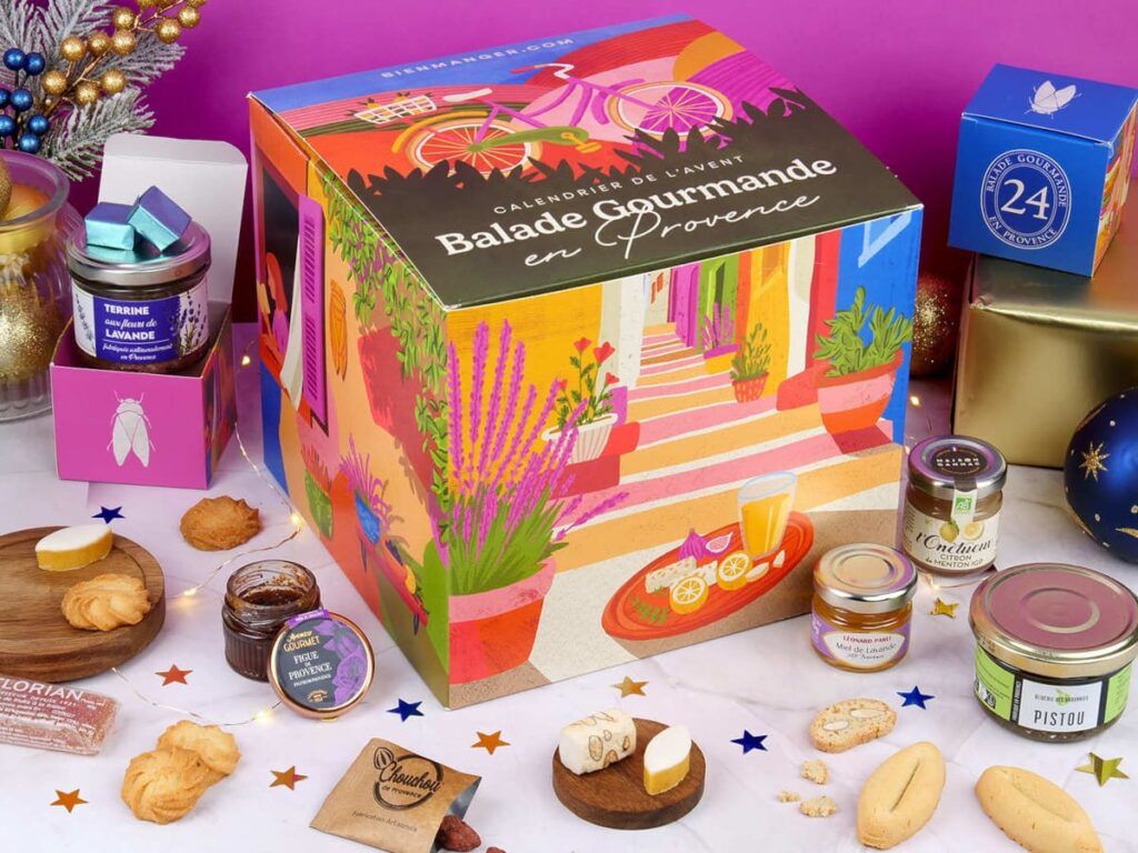 Calendrier de l'avent balade gourmande en provence 2026 de BienManger.com