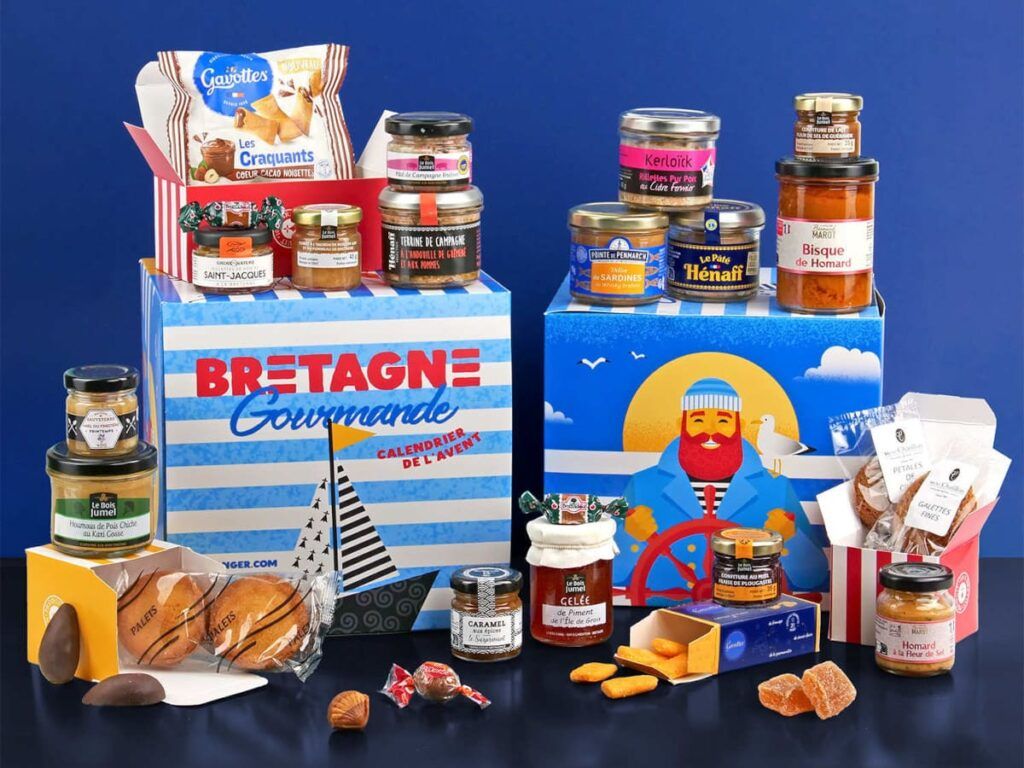 Calendrier de l'avent bretagne gourmande 2026 de Bienmanger.com