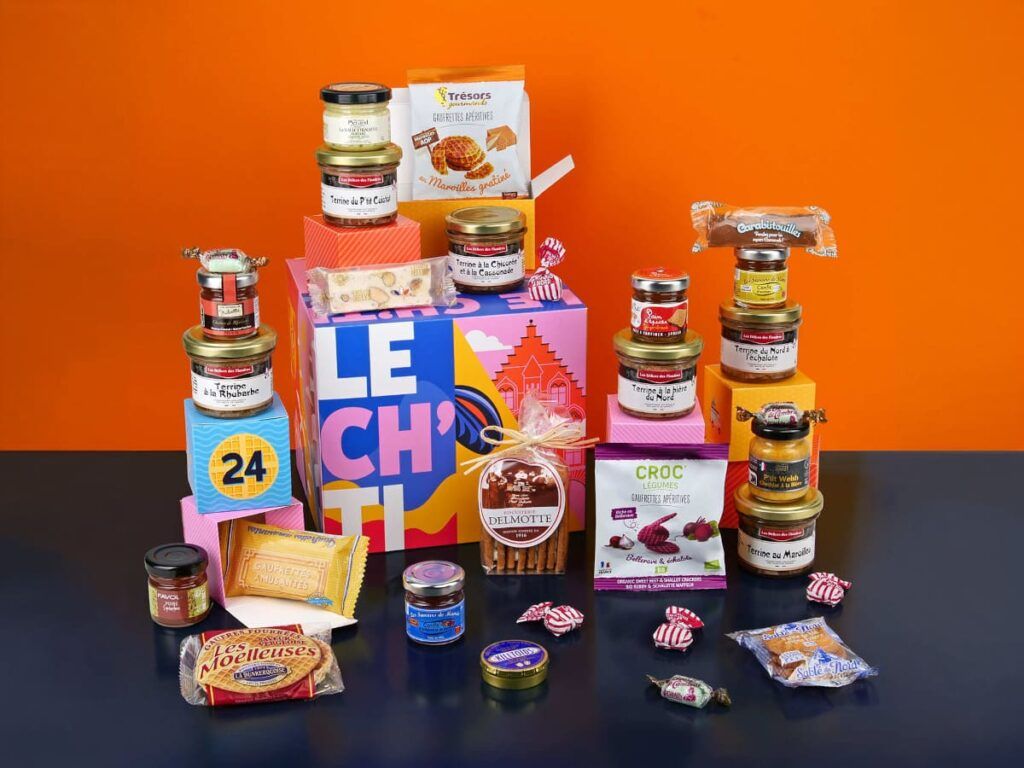 Le ch'ti calendrier gourmand 2026 avec des spécialités des Hauts-de-France, par Bienmanger.com
