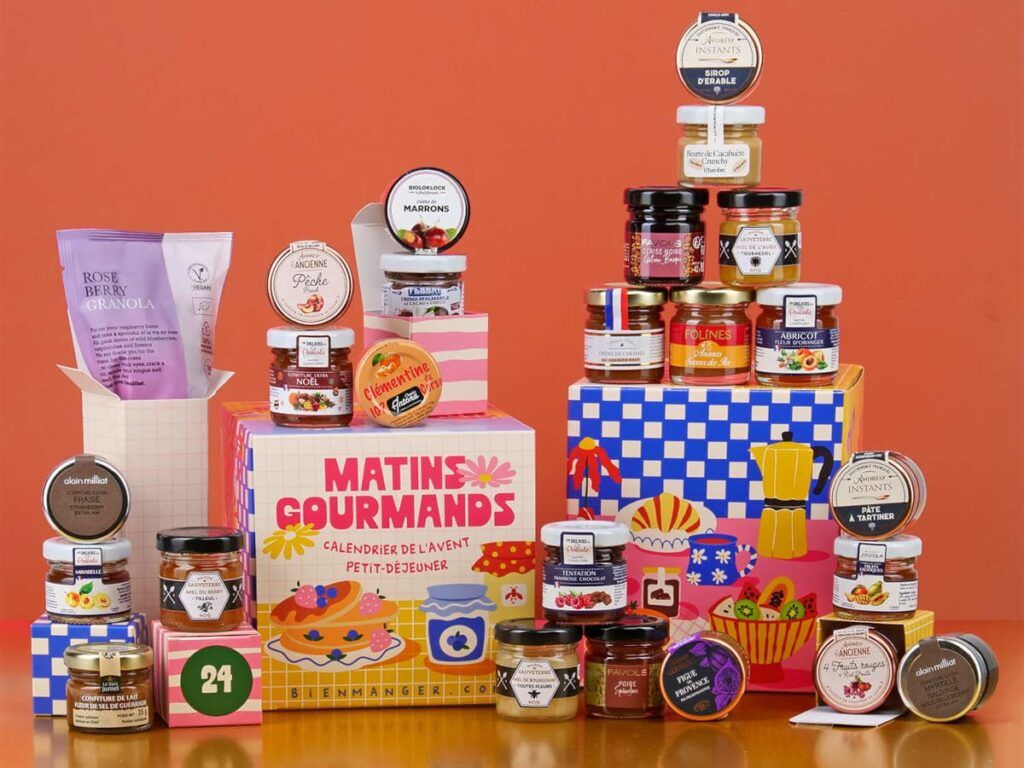 Le calendrier de l'Avent petit-déjeuner matins gourmands de BienManger.com