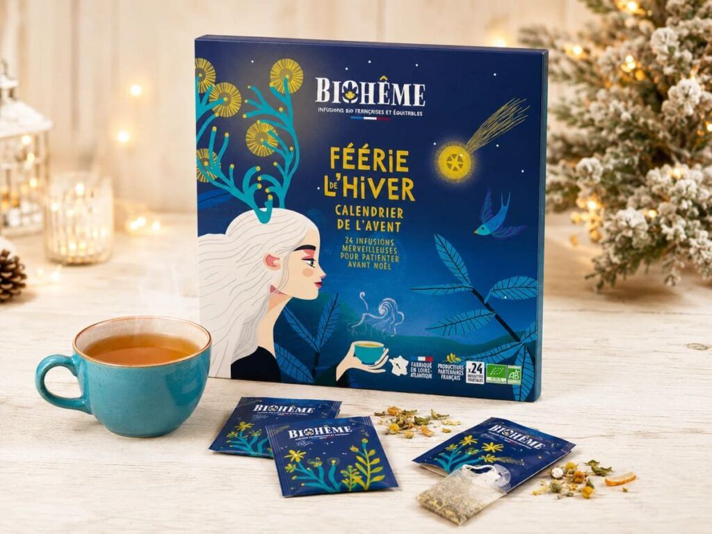biohême calendrier de l'avent infusions bio