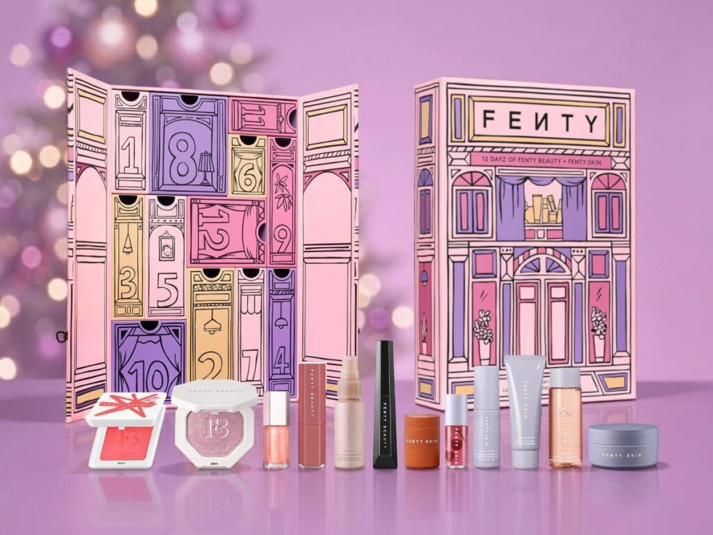 Calendrier de l'avent 2026 de la marque de Rihanna, Fenty Beauty et Fenty Skin.