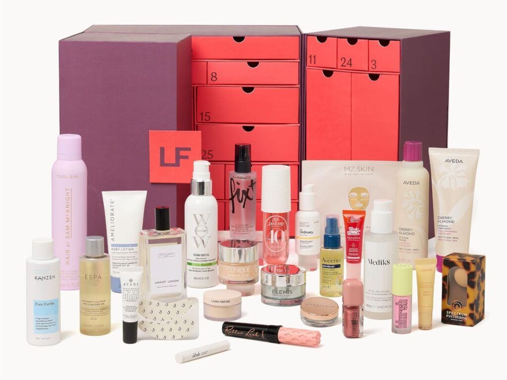 Calendrier de l'Avent beauté Lookfantastic, édition 2026 en version femme
