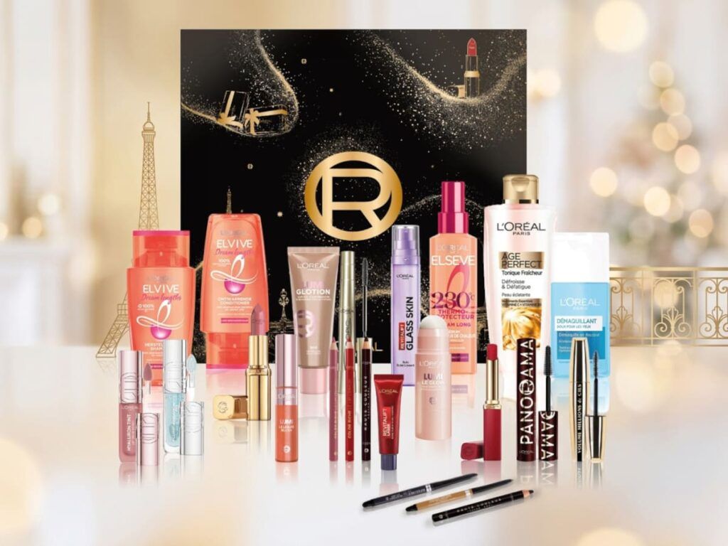 Calendrier de l'avent beauté pour femme de L'Oréal Paris, édition 2026.