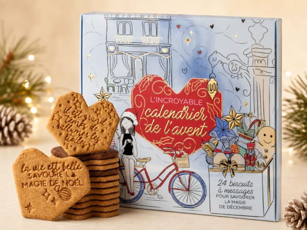 Le calendrier de l'Avent Marinette 2026 rempli de biscuits artisanaux