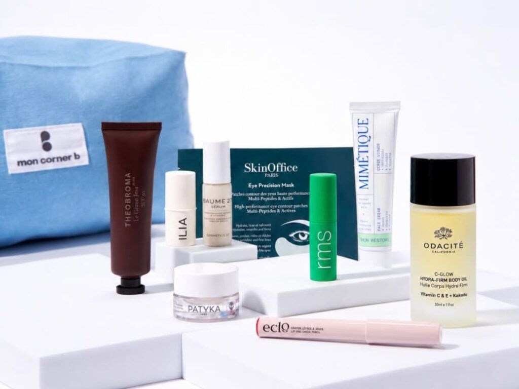 Le calendrier de l'Avent beauté bio 2026 de MonCornerB, en forme de trousse de toilette