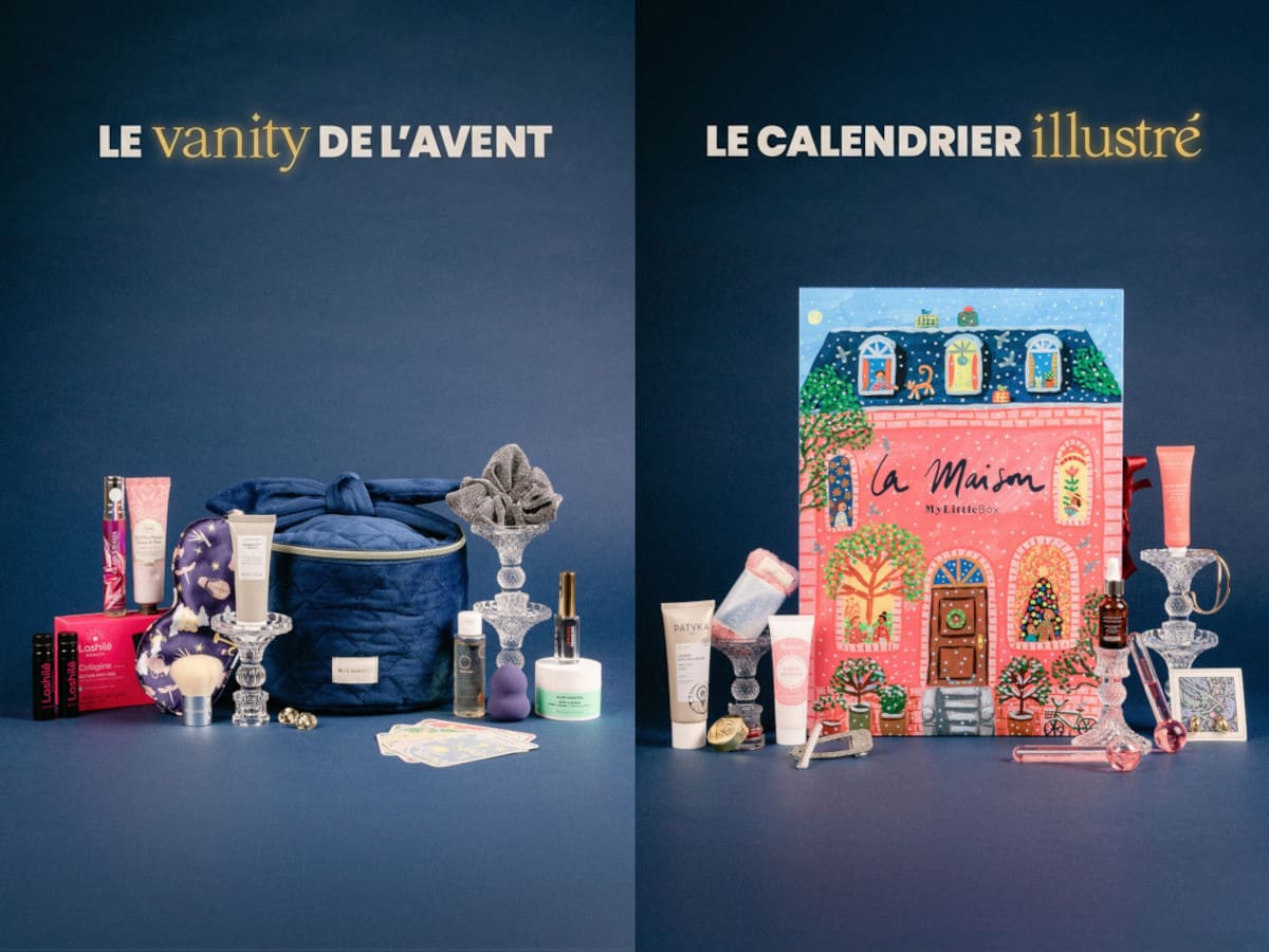 Les deux calendriers de l'Avent beauté et lifestyle 2026 de My Little Box : version vanity et illustré
