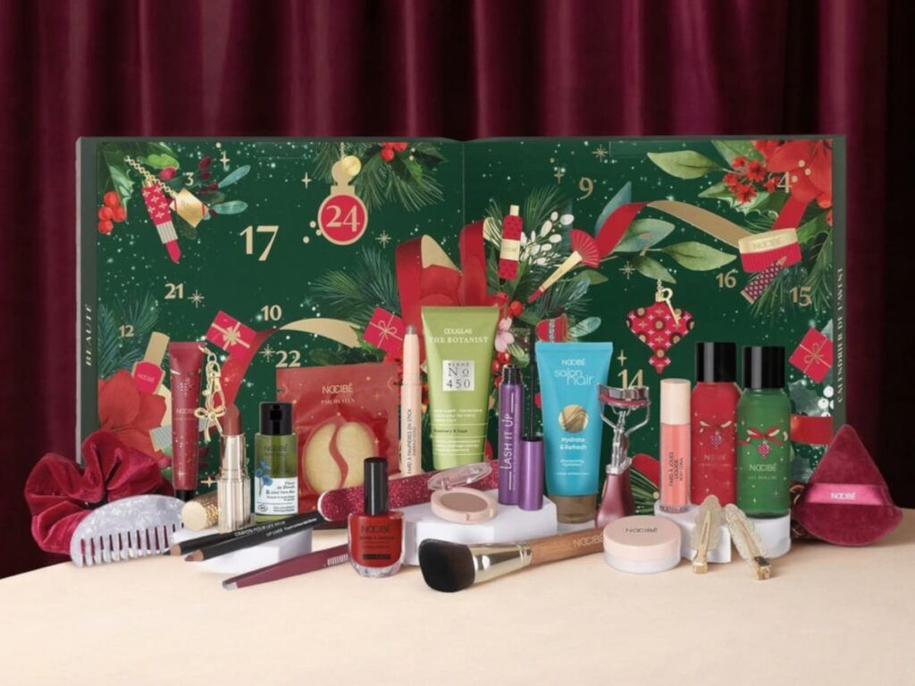 Le calendrier de l'Avent beauté Nocibé à prix accessible