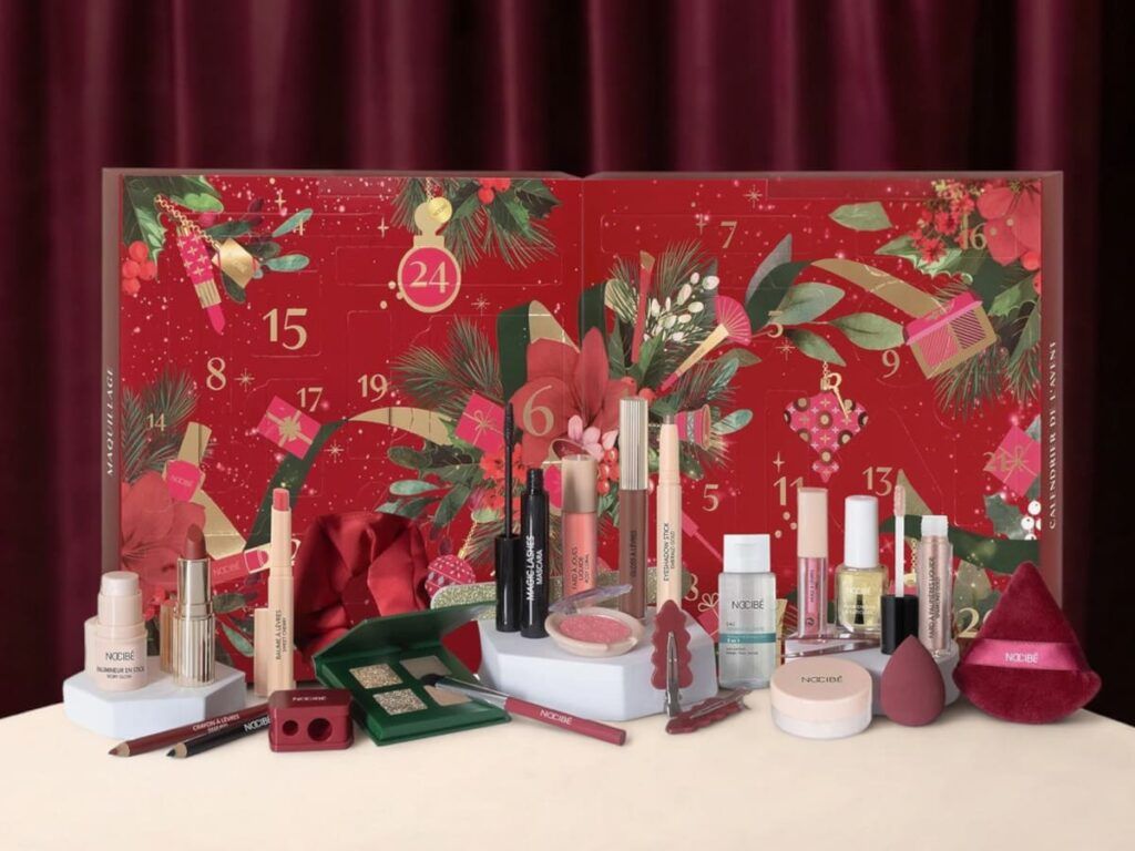 Le calendrier de l'Avent Maquillage Nocibé à petit prix