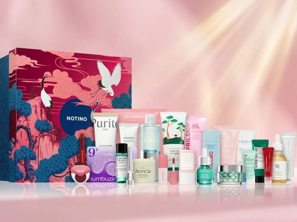 Le calendrier de l'Avent Korean Beauty Gems 2026 de chez Notino