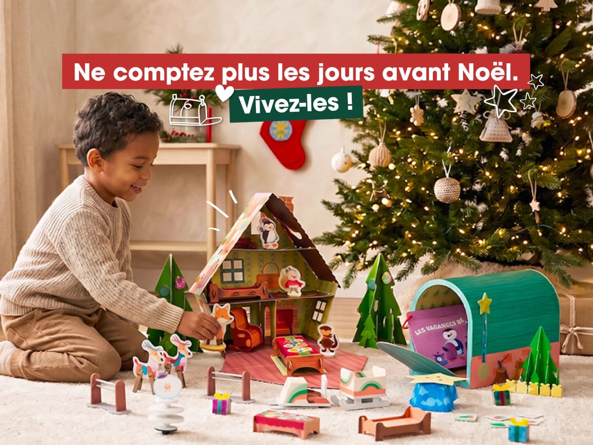 Les calendriers de l'Avent pour enfants de la marque Pandacraft, édition 2026