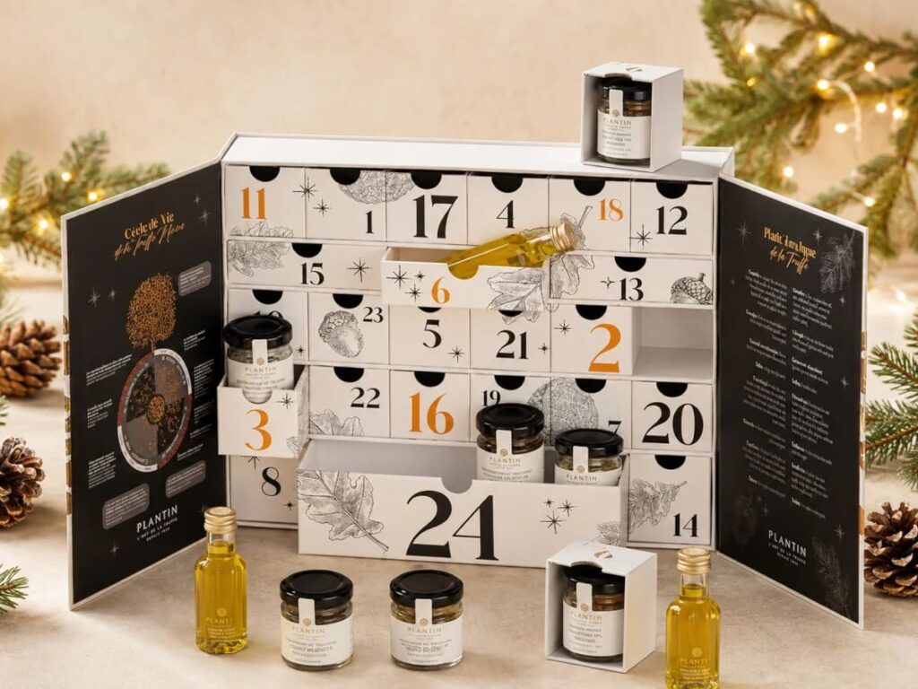 Le calendrier de l'Avent premium dédié à la truffe de chez Plantin