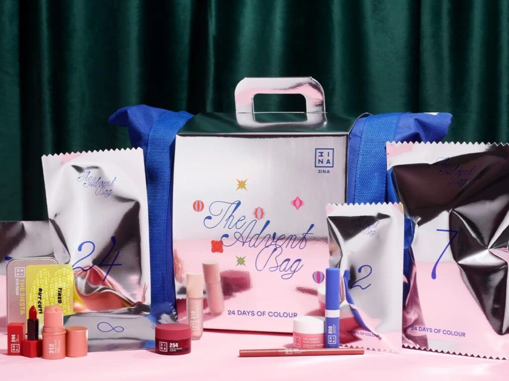Le calendrier de l’Avent maquillage The Advent Bag de 3INA