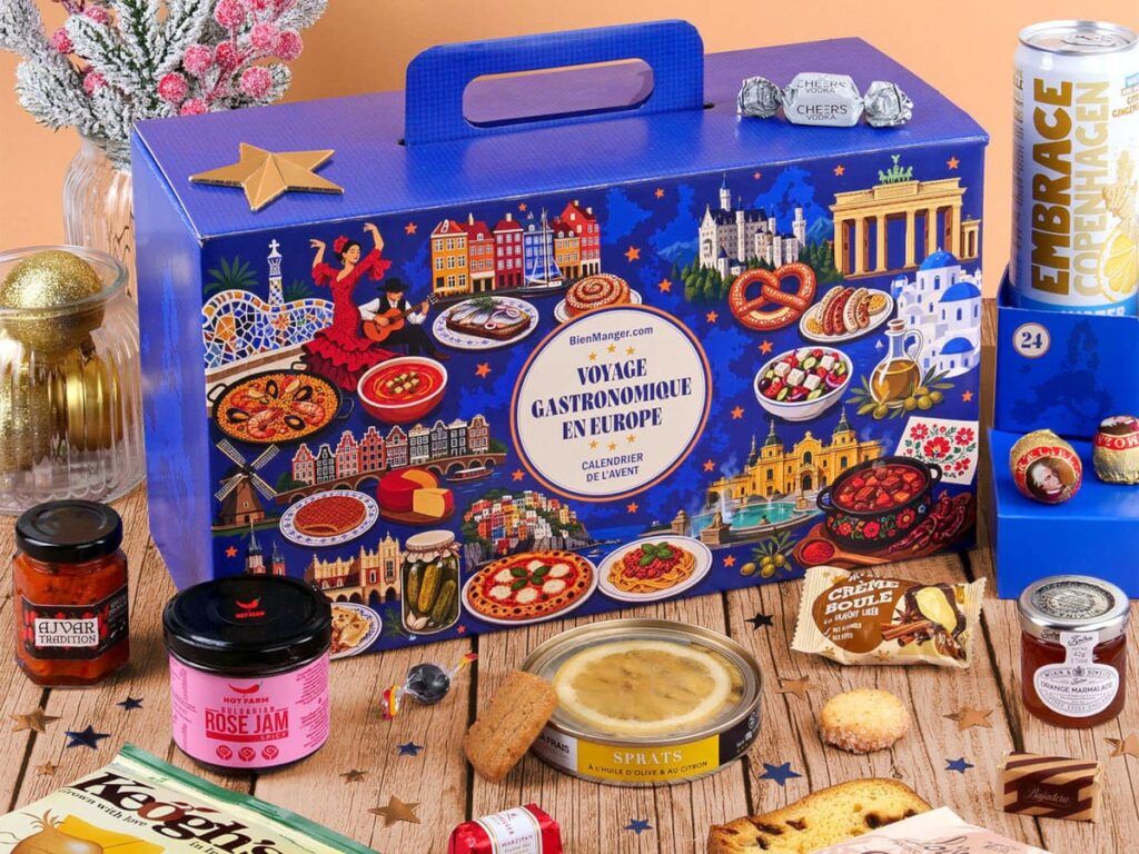 Le nouveau calendrier de l'Avent Europe des Gourmands de BienManger.com, édition 2026