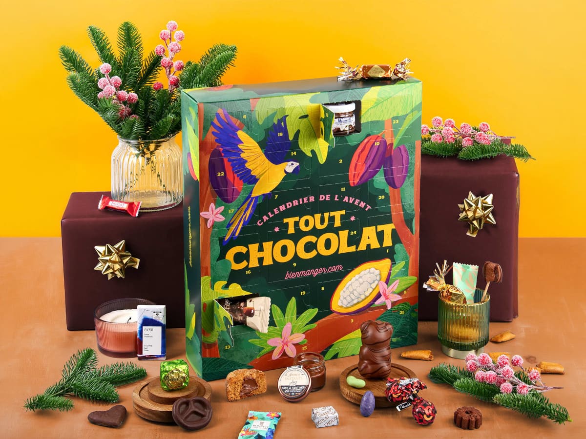 Calendrier de l'avent tout chocolat, édition 2026 par Bienmanger.com