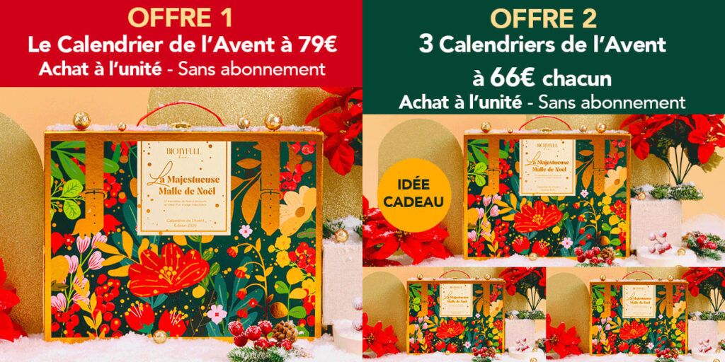 Offres du calendrier de l'Avent Biotyfull Box 2026 révélées dans notre spoiler