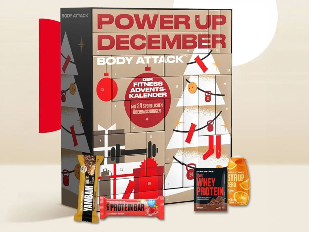 Body attack calendrier de l avent nutrition pour sport, fitness