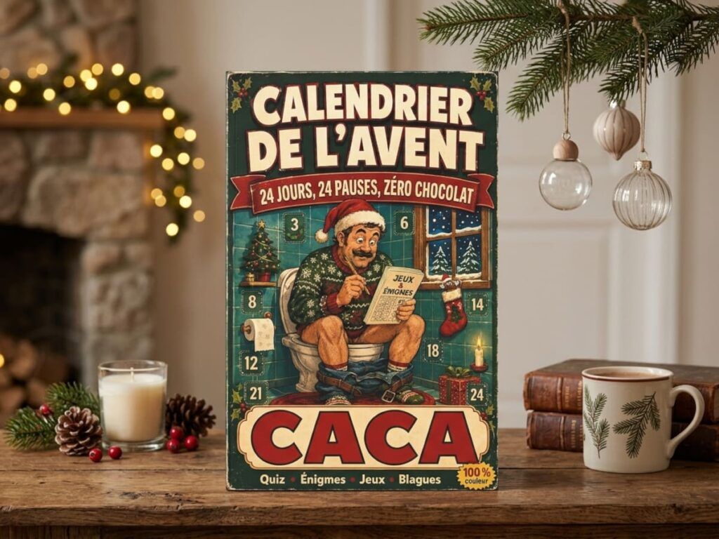 Le calendrier de l'Avent caca, édition 2026 avec jeux et énigmes